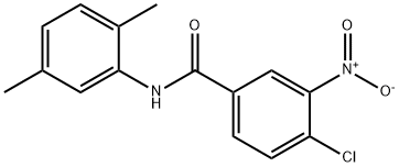 4-chloro-N-(2,5-dimethylphenyl)-3-nitrobenzamide 结构式
