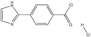 Benzoylchloride,4-(1H-iMidazol-2-yl)-,hydrochloride(1:1) 结构式