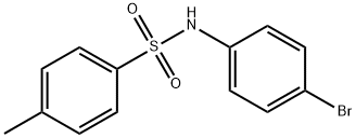 N-(4-溴苯基)-4-甲基苯磺酰胺 结构式