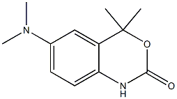 2H-3,1-Benzoxazin-2-one,6-(dimethylamino)-1,4-dihydro-4,4-dimethyl-(9CI) 结构式