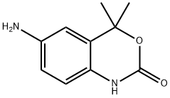 2H-3,1-Benzoxazin-2-one,6-amino-1,4-dihydro-4,4-dimethyl-(9CI) 结构式