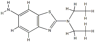 2,6-Benzothiazolediamine,N2,N2-diethyl-(9CI) 结构式