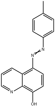 5-(对甲苯基偶氮基)-8-羟基喹啉 结构式