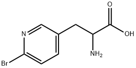 3-Pyridinepropanoicacid,-alpha--amino-6-bromo-(9CI) 结构式