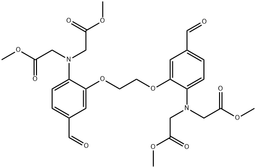 5,5'-Bisformyl-BAPTA, tetramethyl ester 结构式