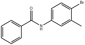 N-(4-bromo-3-methylphenyl)benzamide 结构式