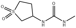 1-(1,1-dioxo-1-thiolan-3-yl)-3-methylurea 结构式