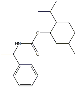 α-Methylbenzylcarbamic acid p-menthan-3-yl ester 结构式