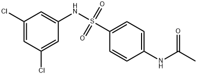 4-(3,5-Dichlorophenylsulfamoyl)acetanilide, 97% 结构式