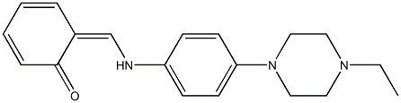 2-({[4-(4-ethyl-1-piperazinyl)phenyl]imino}methyl)phenol 结构式