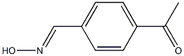 Benzaldehyde, 4-acetyl-, 1-oxime (9CI) 结构式