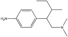 4-Amino-β-(sec-butyl)-N,N-dimethylbenzeneethanamine 结构式