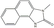 2H-Naphth[1,2-d]imidazol-2-one,1,3-dihydro-3-methyl-(8CI,9CI) 结构式