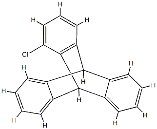 1-Chloro-9,10-dihydro-9,10-[1,2]benzenoanthracene 结构式