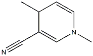 3-Pyridinecarbonitrile,1,4-dihydro-1,4-dimethyl-(9CI) 结构式