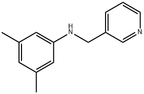 3,5-dimethyl-N-(pyridin-3-ylmethyl)aniline 结构式