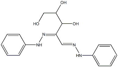 D-erythro-Pentos-2-ulose,bis(phenylhydrazone) (9CI) 结构式