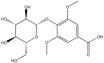 丁香酸葡萄糖苷 结构式
