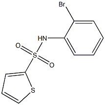 N-(2-bromophenyl)thiophene-2-sulfonamide 结构式