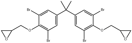 2,2'-[(1-甲基亚乙基)双[(2,6-二溴-4,1-亚苯基)氧亚甲基]]联(二)环氧乙烷的均聚物 结构式