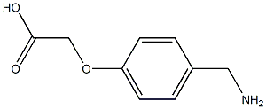 2-[4-(aminomethyl)phenoxy]acetic acid 结构式