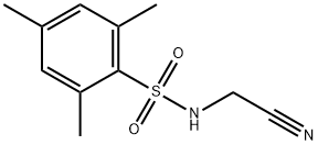 N-(cyanomethyl)-2,4,6-trimethylbenzenesulfonamide 结构式