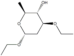 alpha-L-arabino-Hexopyranoside,ethyl2,6-dideoxy-3-O-ethyl-(9CI) 结构式