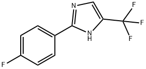 1H-IMidazole, 2-(4-fluorophenyl)-5-(trifluoroMethyl)- 结构式