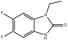 2H-Benzimidazol-2-one,1-ethyl-5,6-difluoro-1,3-dihydro-(9CI) 结构式