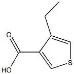 3-Thiophenecarboxylicacid,4-ethyl-(9CI) 结构式