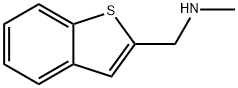 1-(苯并[B]噻吩-2-基)-N-甲基甲胺 结构式