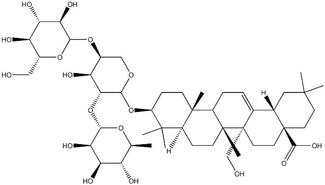 多被银莲花苷 20 结构式