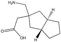 2-Pentaleneaceticacid,2-(aminomethyl)octahydro-,(2-alpha-,3a-alpha-,6a-bta-)-(9CI) 结构式