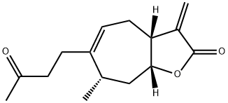 银胶菊素 结构式