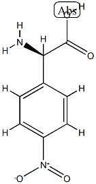 D-对硝基苯甘氨酸 结构式