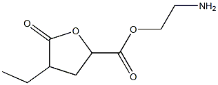 Pentaric acid, 2,3-dideoxy-2-ethyl-, 1,4-lactone, 5-(2-aminoethyl) ester (9CI) 结构式