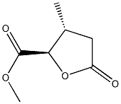 D-erythro-Pentaric acid, 3,4-dideoxy-3-methyl-, 5,2-lactone, 1-methyl ester 结构式