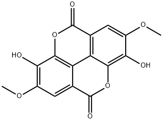 4,4'-O-二甲基鞣花酸 结构式