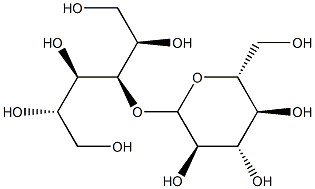 3-O-β-D-Glucopyranosyl-D-mannitol 结构式