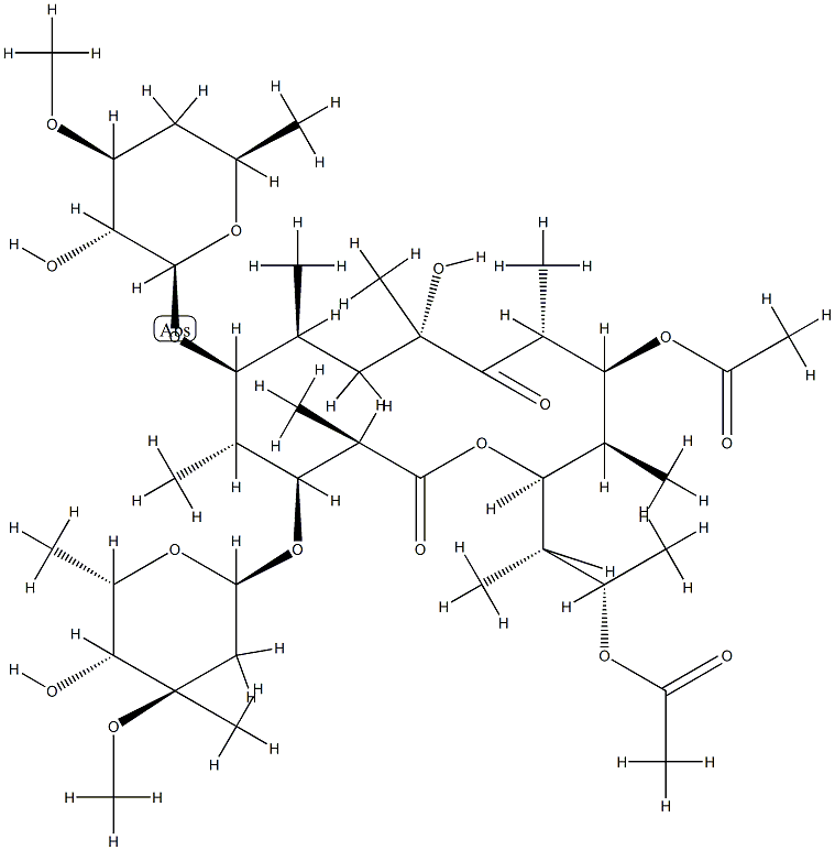 4'-O-Deacetyllankamycin 15-acetate 结构式