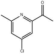 1-(4-CHLORO-6-METHYLPYRIDIN-2-YL)ETHANONE 结构式