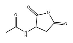 N-乙酰基-DL-天冬氨酸酐(31消旋后的产品) 结构式
