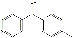 α-(4-methylphenyl)-4-pyridinemethanol 结构式