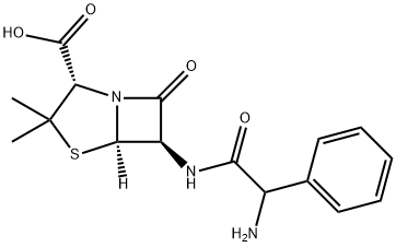 DL-Ampicillin 结构式