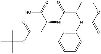 L-ASPARTIC ACID, N-[(PHENYLMETHOXY)CARBONYL]-L-ALANYL-, 24-(1,1-DIMETHYLETHYL) ESTER (9CI) 无结构图 结构式