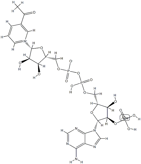 3-acetylpyridine-adenine dinucleotide phosphate 结构式