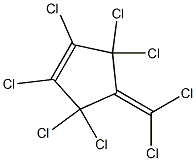2-Dichloromethylene-1,2,3,3,5,5-hexachlorocyclopent-1-ene 结构式