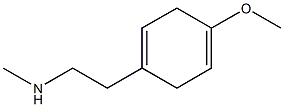 1,4-Cyclohexadiene-1-ethanamine,4-methoxy-N-methyl-(9CI) 结构式