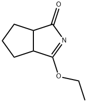 Cyclopenta[c]pyrrol-1(3aH)-one, 3-ethoxy-4,5,6,6a-tetrahydro- (9CI) 结构式