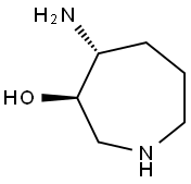 1H-Azepin-3-ol,4-aminohexahydro-,(3R,4R)-rel-(9CI) 结构式